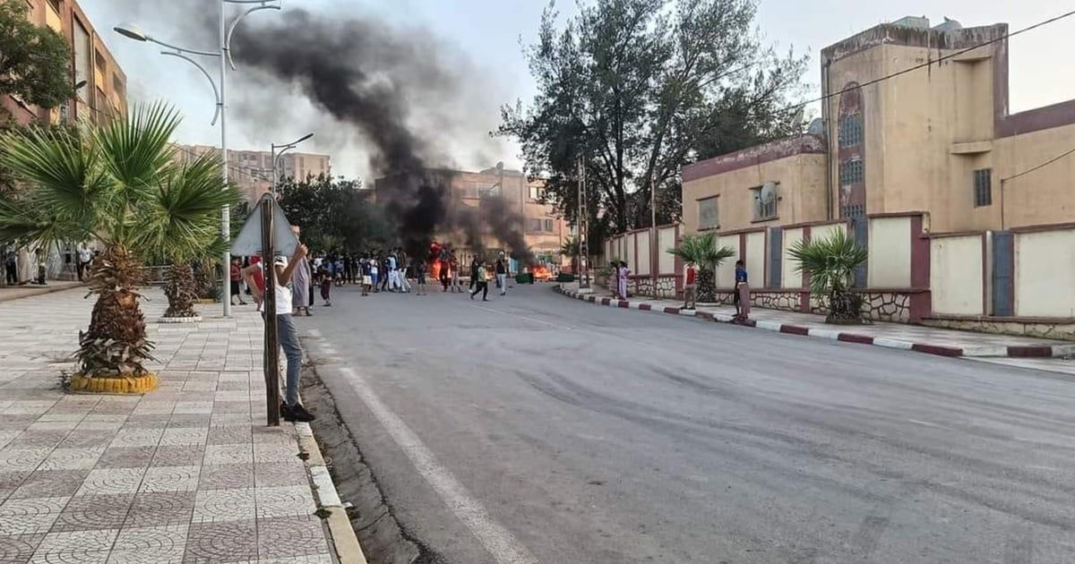 شهر بلا ماء.. جزائريون يحتجون على تبون
