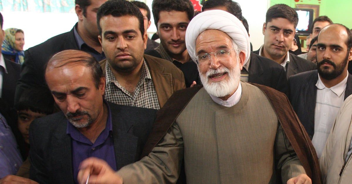 المعارض الإيراني مهدي كروبي يعلن دعمه للمرشح بزشكيان