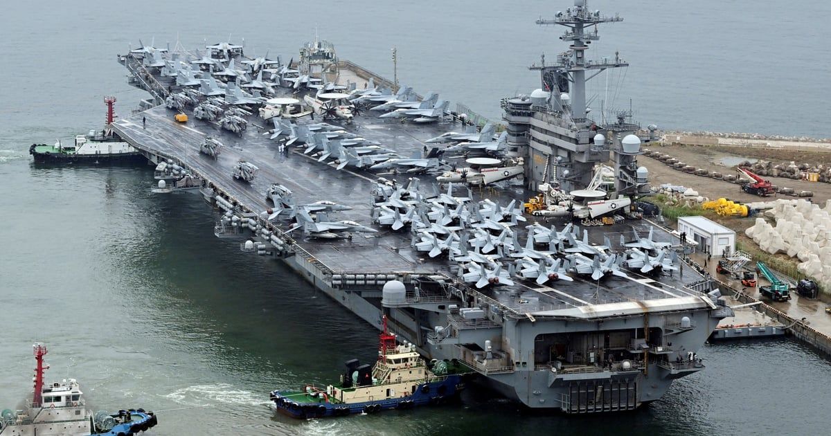 غداة جولة بوتين الآسيوية.. حاملة طائرات نووية أمريكية تصل إلى كوريا الجنوبية