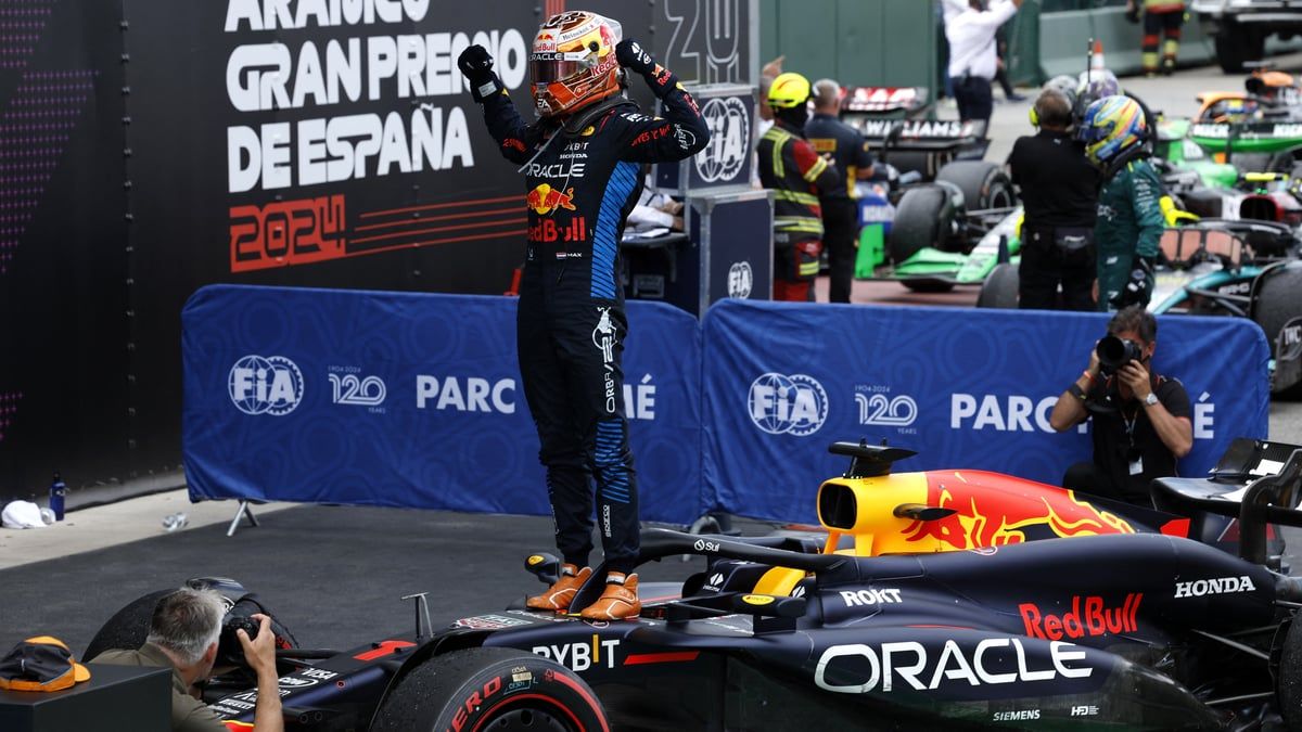 فورمولا 1: فيرستابن يتفوق على نوريس ويفوز بسباق إسبانيا للعام الثالث تواليًا