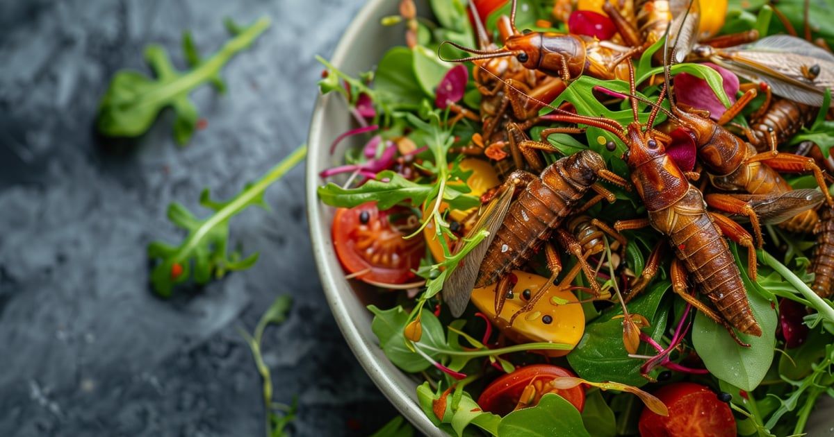 حشرات ومعكرونة خضراء.. الذكاء الاصطناعي يتنبأ بشكل غذاء البشر مستقبلا (صور)