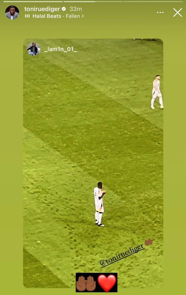 روديغر يواصل طقوسه الإسلامية في يورو 2024 (صورة)