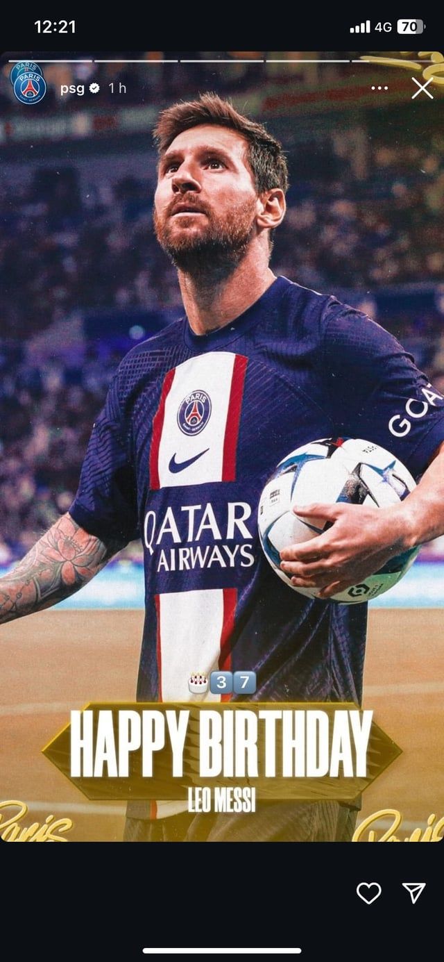 بعد فترة توتر.. سان جيرمان يصالح ميسي (صورة)