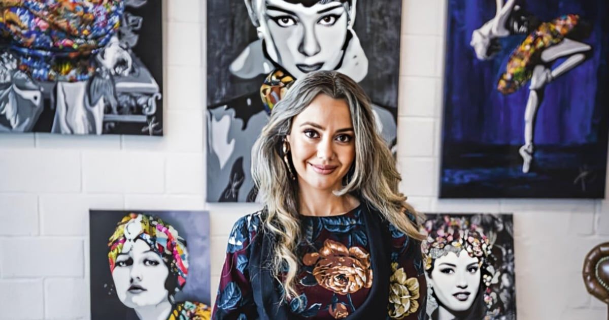 كريستل بشارة: المرأة الناجحة تُلهم لوحاتي.. وفخورة بما وصلت إليه