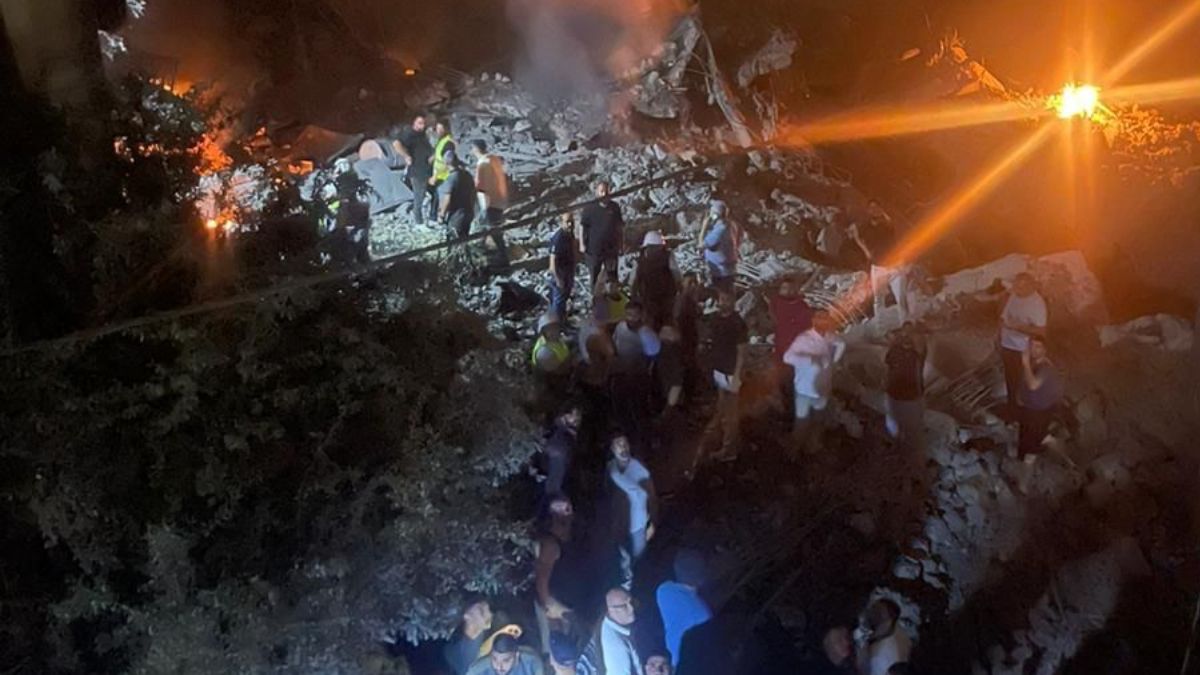 الأولى منذ 7 أكتوبر.. غارة إسرائيلية على النبطية جنوبي لبنان