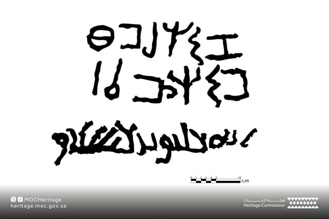 السعودية.. اكتشاف نقش أثري فريد يرتبط بلغة قوم ثمود (صور)