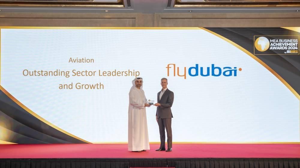 «فلاي دبي» تفوز بجائزة «القيادة المتميزة والنمو في قطاع الطيران»