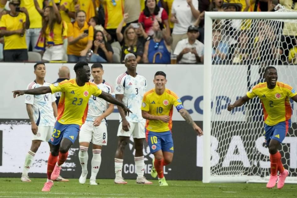 كولومبيا تهزم كوستاريكا وتتقدم في كوبا أمريكا