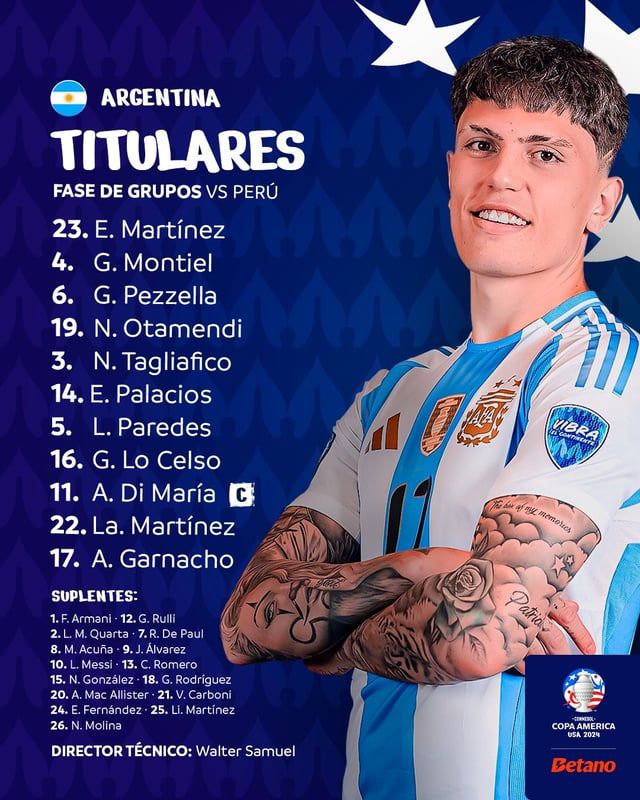 تغطية مباشرة لمباراة الأرجنتين وبيرو في كوبا أمريكا