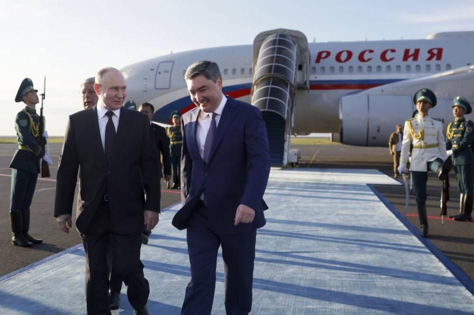 بوتين في كازاخستان لحضور قمة «شنغهاي للتعاون»