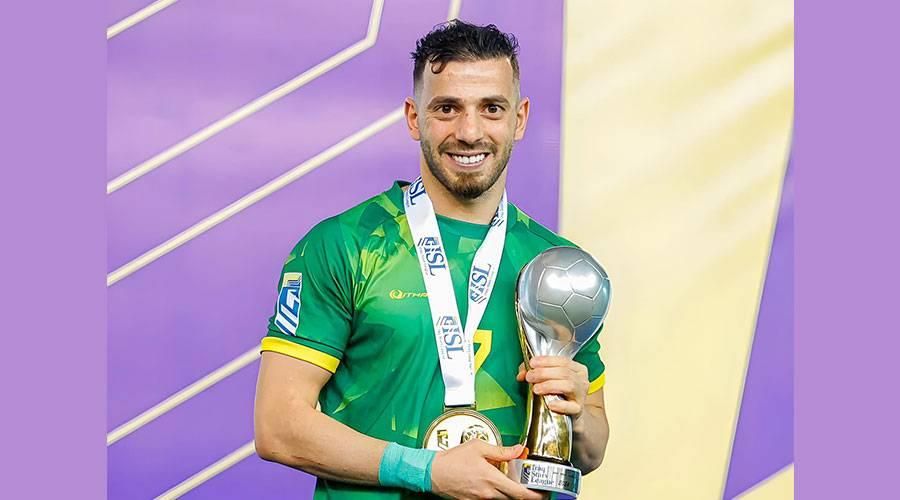 محمود المواس أفضل لاعب بالدوري العراقي