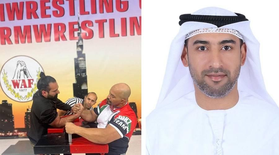 مهرجان دبا لبناء الاجسام» يبدأ بمصارعة الذراعين