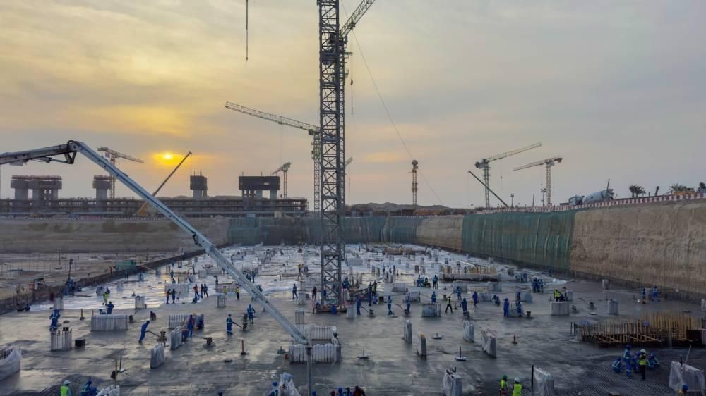 أكبر عملية صبّ متواصلة للخرسانة في الإمارات.. استمرّت 56 ساعة