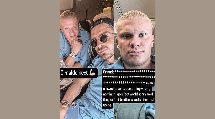 هالاند المرح يثير إعجاب المشجعين