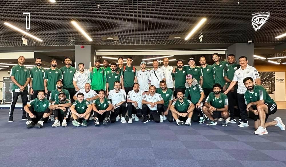 خورفكان يختتم معسكر صربيا