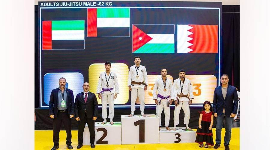 24 ميدالية لمنتخب الجوجيتسو في بطولة غرب آسيا