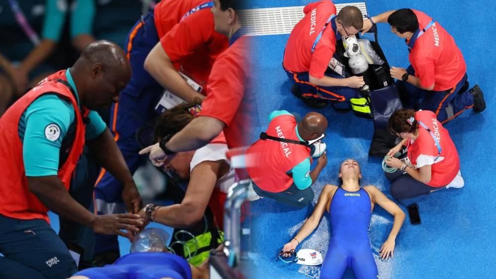 أولمبياد باريس.. نقل سباحة سلوفاكية إلى المستشفى بعد السباق