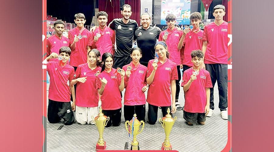 تايكواندو الفجيرة يتألق في بطولة الأردن