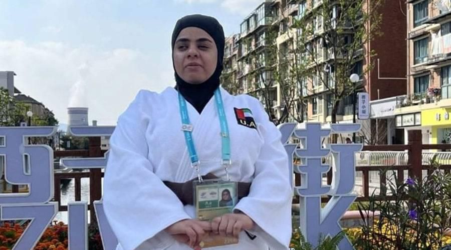 مريم الظنحاني أول إماراتية وخليجية تشارك في «جودو الألعاب البارالمبية»