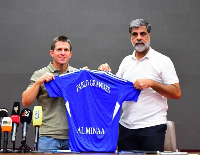 غرانديز يتعهد بجعل الميناء منافساً لفرق الدوري العراقي