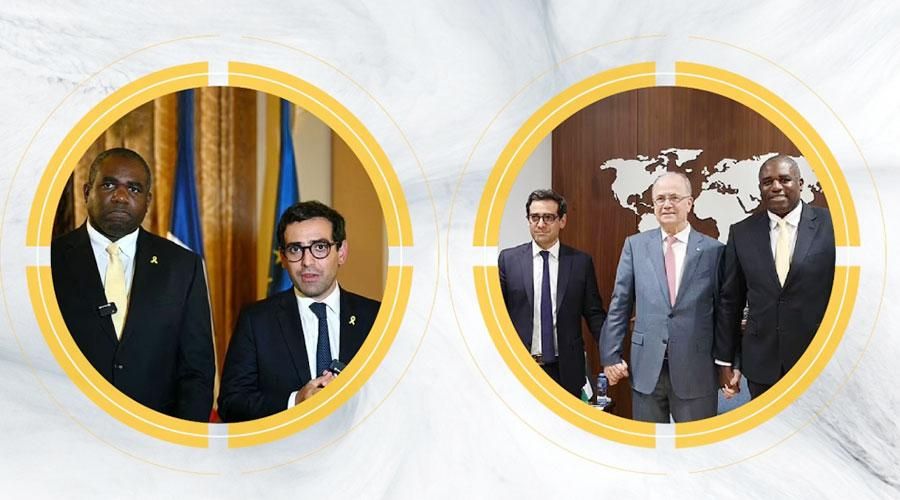 نزعا دبابيس «التضامن».. وزيرا خارجية بريطانيا وفرنسا يواجهان غضب إسرائيل