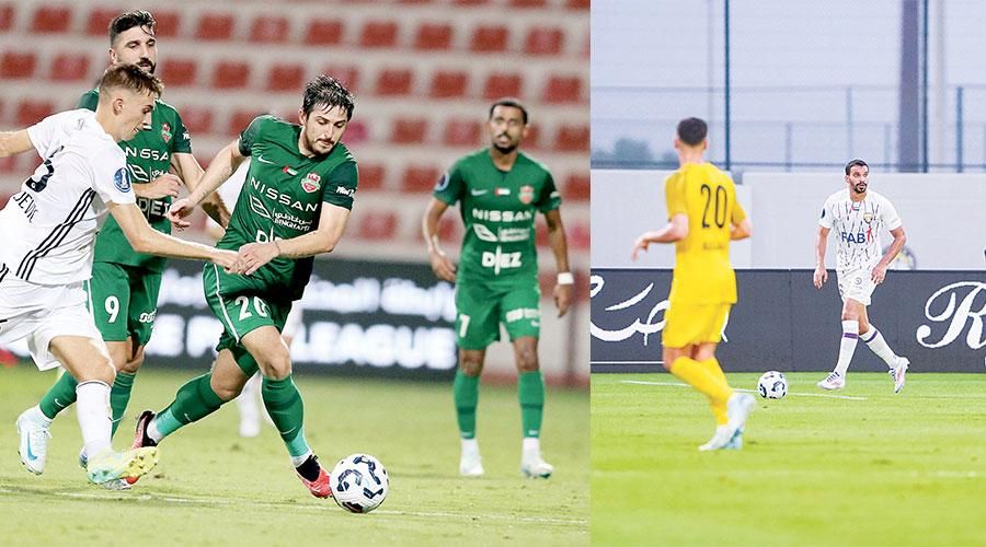 فوز العين وشباب الأهلي والجزيرة في ذهاب تمهيدي كأس الرابطة