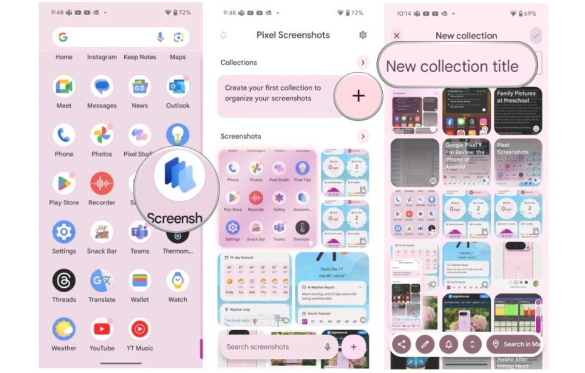 كيفية استخدام تطبيق Pixel Screenshots الجديد من جوجل - موقع الخليج الان