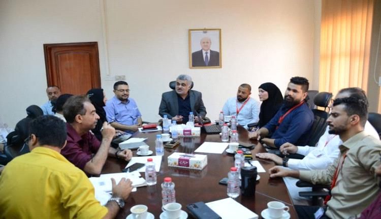 لقاء بعدن يبحث مع ممثلي المنظمات الدولية اوجه الشراكة وتوطين العمل الانساني