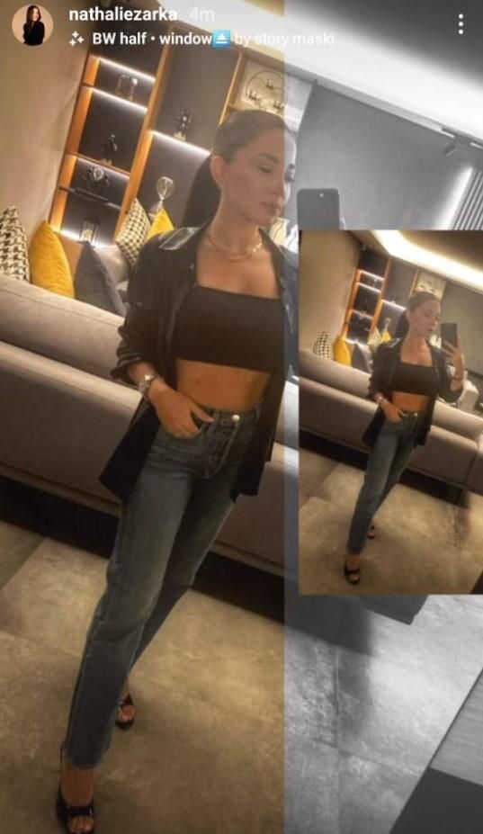 بالصورة: بعد انفصالها عن هشام حداد.. نتالي زرقا تستعرض رشاقتها!