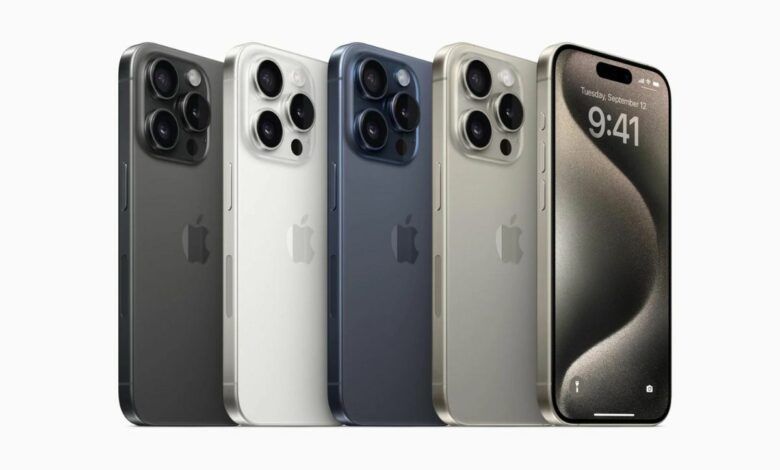 آبل توقف بيع هواتف آيفون 13 وآيفون 15 برو - موقع الخليج الان