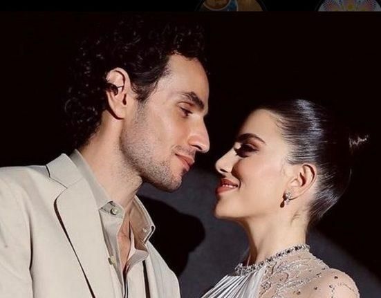 بالصور: زوجها فلسطيني.. برومانسية وصيفة ملكة جمال لبنان السابقة والممثلة المعروفة تحتفل بعيد زواجها