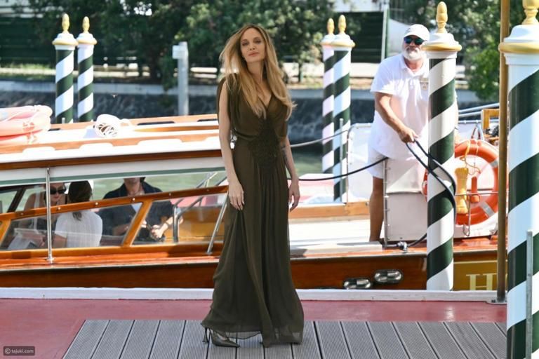 أنجلينا جولي تسرق الأضواء في مهرجان فينيسيا بإطلالات تتألق بالأناقة والفخامة!