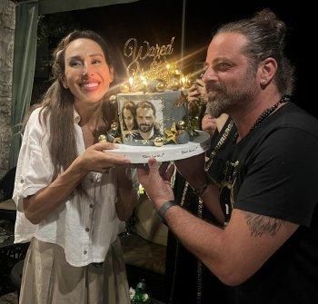 بالصورة: ورد ويوسف الخال يحتفلان بعيدي ميلادهما سوياً..