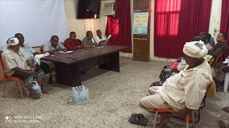 انتخاب قيادة جديدة لجمعية سيلة الفرضة بمنطقة الفيوش في تبن بلحج