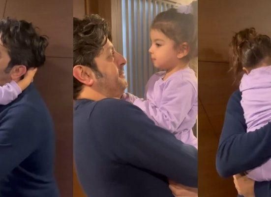 طوني عيسى يودع إبنته بفيديو مؤثر .. عناق وقبلات !