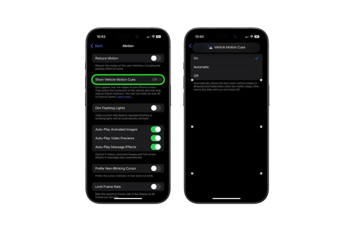 مزية جديدة في iOS 18 تساعدك في تقليل دوار الحركة.. إليك كيفية استخدامها - موقع الخليج الان