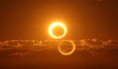 غدًا الأربعاء  تشهد الكرة الأرضية كسوف حلقي للشمس فلكية