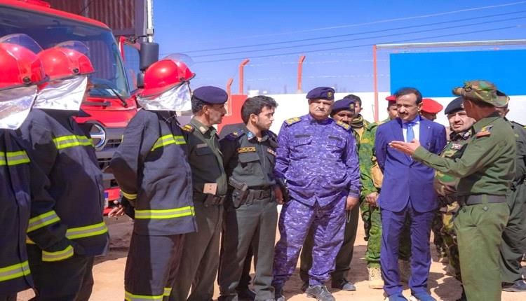 شبوة : افتتاح مبنى الدفاع المدني بتمويل الأشقاء في دولة الإمارات