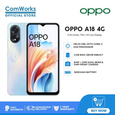 اكتشف كيف سيغير هذا الهاتف الاقتصادي من تجربتك اليومية Oppo A18 واستمتع بأداء سلس وصور مذهلة طوال اليوم بفضل بطاريته العملاقة وشاشته الساطعة