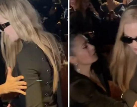بالفيديو: “لا تلمسيني”… نيكول كيدمان تحرج سلمى حايك وخبيرة جسد تعلق