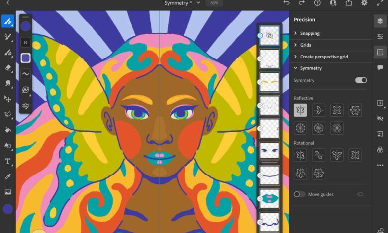 أدوبي تجعل تطبيق فريسكو متاحًا للجميع.. استمتع بالرسم الاحترافي مجانًا - موقع الخليج الان