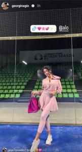 بنحافة زائدة.. أول إطلالة لحبيبة رونالدو بعد تعرضها لوعكة صحية شاهدوا كيف بدت (صور)