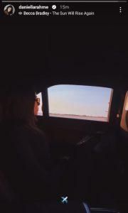 بالصورة… دانييلا رحمة غادرت لبنان