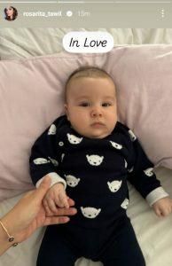 زوجها من آل جنبلاط.. ملكة جمال لبنان السابقة تنشر صورا واضحة لطفلها تعرفوا إليه