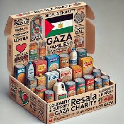 رابط تسجيل نموذج الحصول على طرد غذائي جمعية رسالة اهل غزة في مصر resala.org/donations