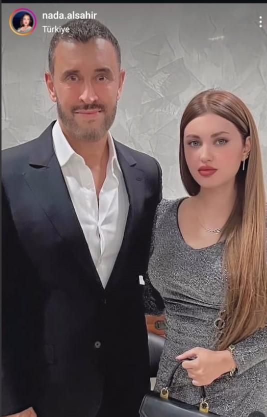 بالصور: شقراء وبملامج أوروبية.. ابنة شقيق الفنان كاظم الساهر تلفت الأنظار برفقة عمها