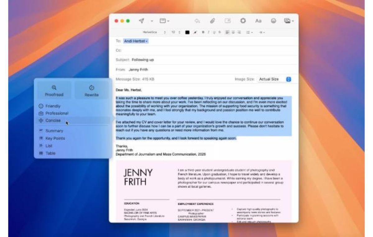 كيفية تحقيق أقصى استفادة من مزايا Apple Intelligence في حواسيب ماك - موقع الخليج الان