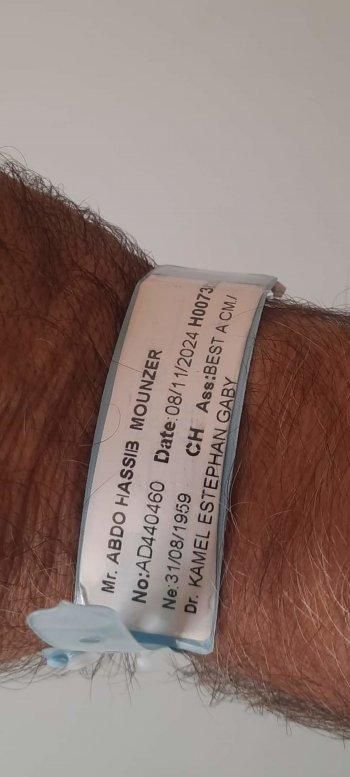 بالصور: المايسترو عبدو منذر في المستشفى بعد وعكة صحية