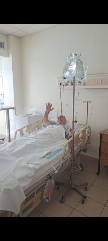 بالصور: المايسترو عبدو منذر في المستشفى بعد وعكة صحية