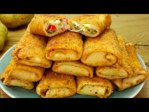فطائر البطاطس فقط ب 3 حبات بطاطس حضري بدون فرن ألذ أسهل وجبة عشاء أقتصادية
